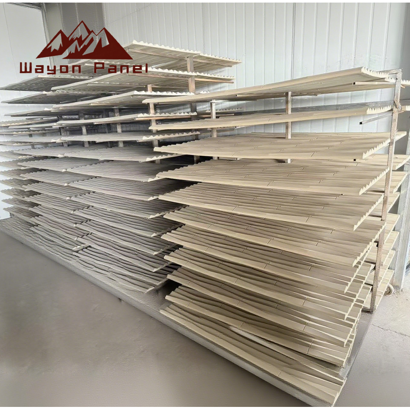 Wall Panels Factory - PU Artificial Stone 3D Mushroom Stone Moisture-proof