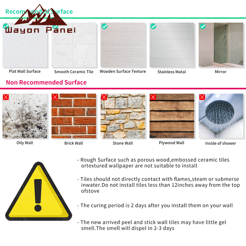 Wall Stickers Manufacturer - Modern 30cm X 30cm Waterproof Fireproof Stripes