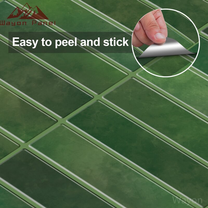 Wall Tiles Supplier - Self-adhesive Waterproof Oil-proof Kitchen Bathroom