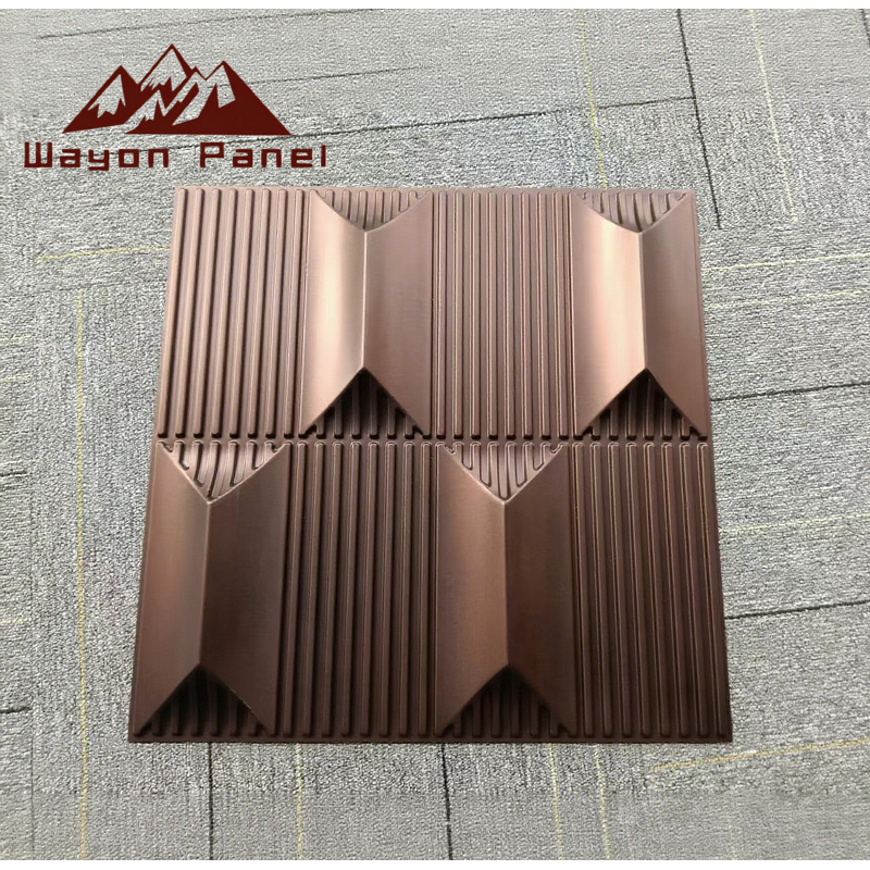 PVC Wall Panels Supplier - Luxury 3D High Quality Geometric Water Fireproof