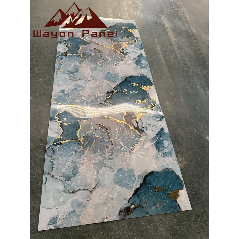 PVC Wall Panels Factory - Modern Waterproof 2-3 mm UV Marble Plastic Sheet