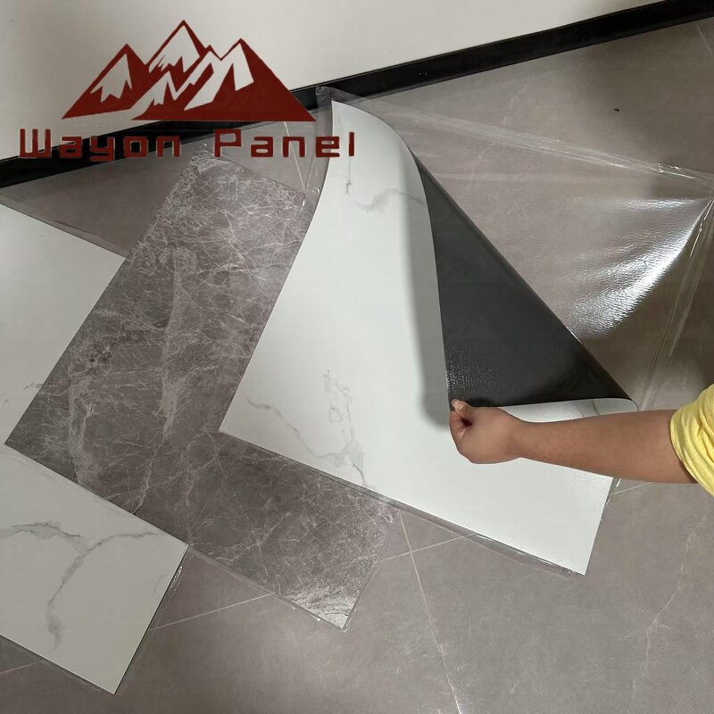 PVC Flooring Supplier - 600*600mm Self-Adhesive Marble Waterproof Wear
