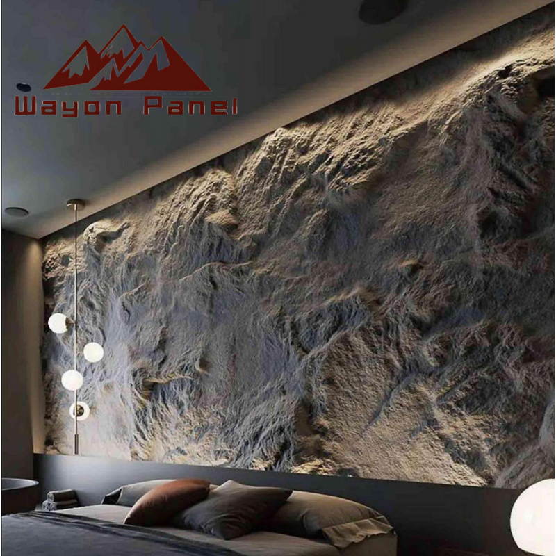 Wall Panels Factory - PU Artificial Stone 3D Mushroom Stone Moisture-proof
