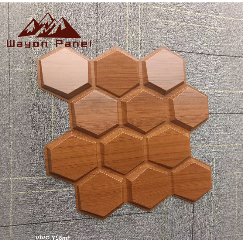 PVC Wall Panels Factory - Modern Interior PVC 3D Diamond Waterproof WPC