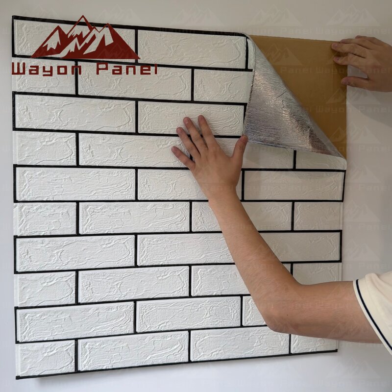 Wall Stickers Factory - 3D Foam Waterproof for Living Room Hotel Kitchen Apartment