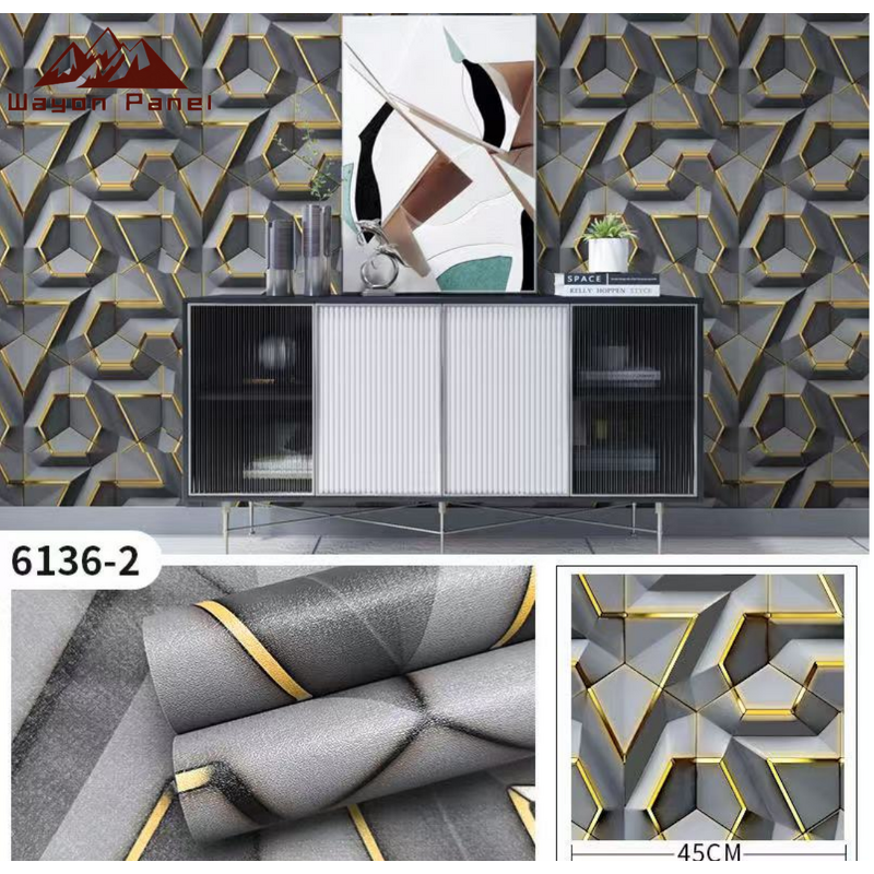 Wallpaper Supplier - High Quality 3D Waterproof Self-Adhesive Living Room Gym