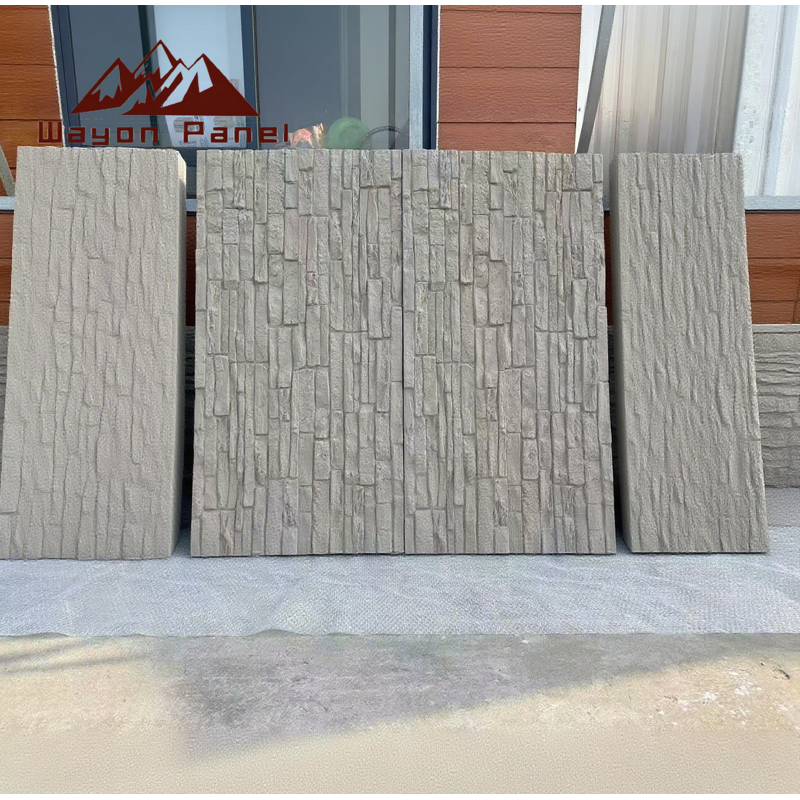 Wall Panels Supplier - Easy Install Outdoor Artificial Stone 3D PU Stone