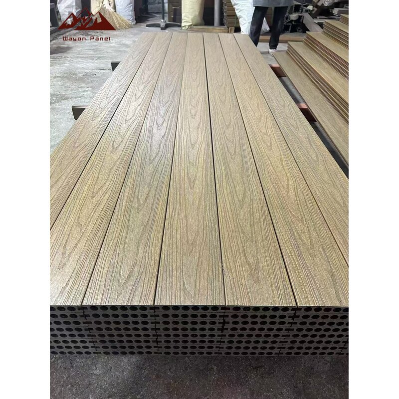 WPC Flooring Supplier - 145*25mm Waterproof Wood-Plastic Garden Park Click