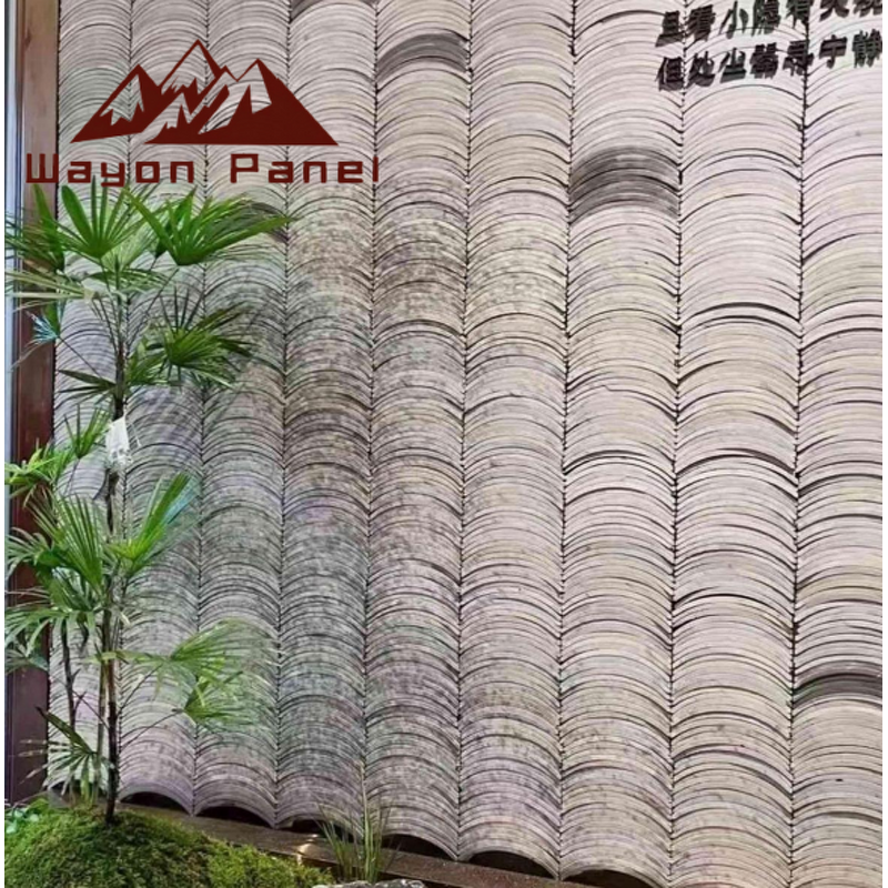 Wall Panels Factory - PU Artificial Stone 3D Mushroom Stone Moisture-proof