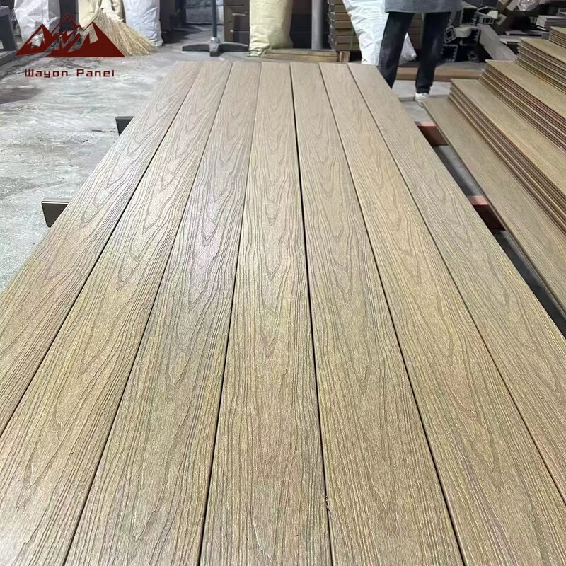 WPC Decking Supplier - 140*22mm Outdoor Waterproof Slip-Resistant Corrosion