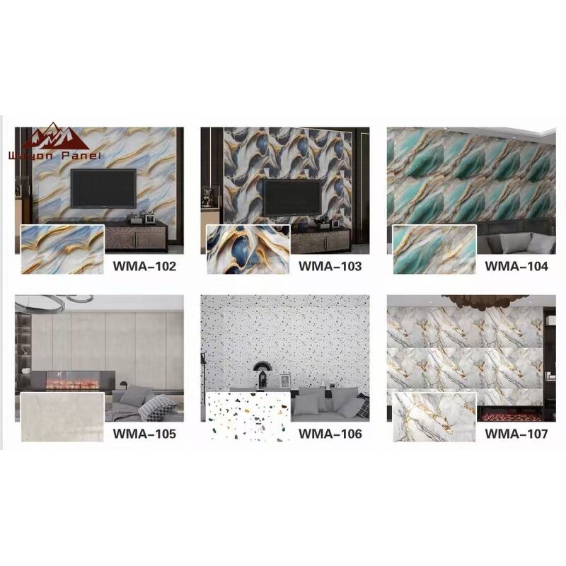 Wall Decoration Film Supplier - Marble Texture PVC Laminate Self-Adhesive Stone