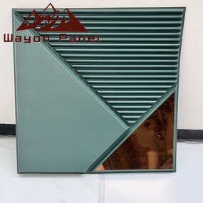 PVC Wall Panels Factory - Luxury White Industrial Geometry 3D Brick Waterproof