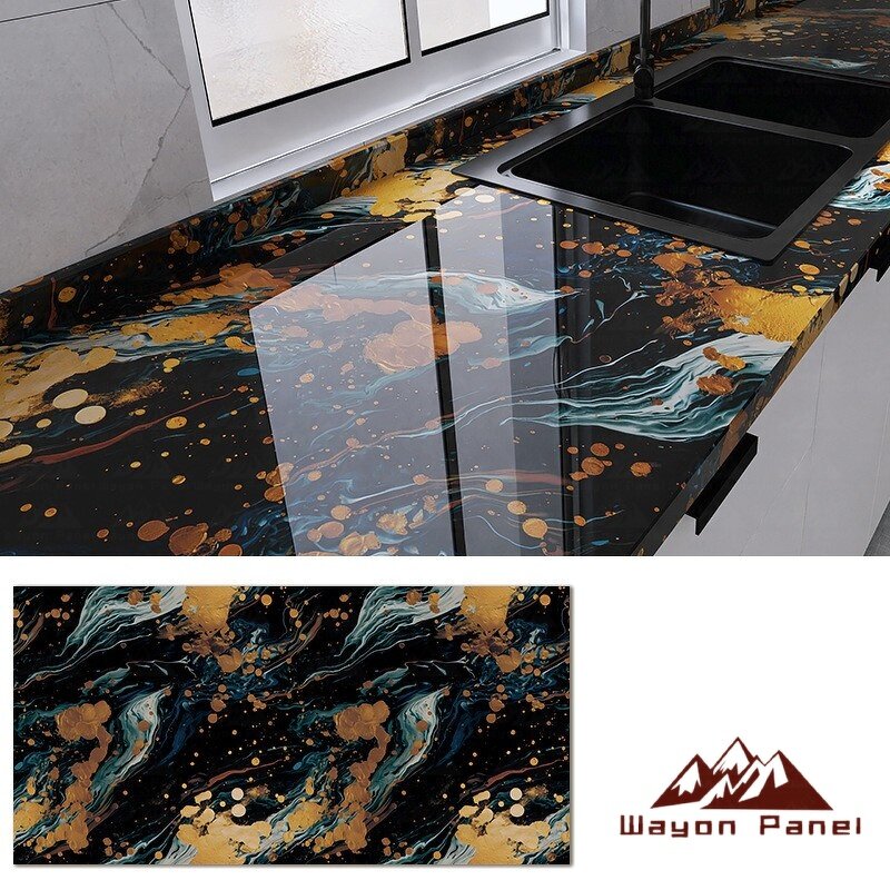 PVC Sticker Manufacturer - Marble Self-Adhesive Waterproof Fireproof Geometric