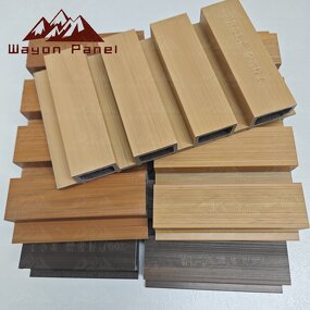 WPC Wall Panels Manufacturer - Modern Wood Grain Recessed Waterproof