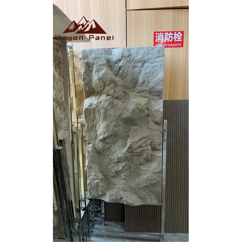 PU Stone Panels Manufacturer - Best-selling 3D Striped Waterproof Fireproof