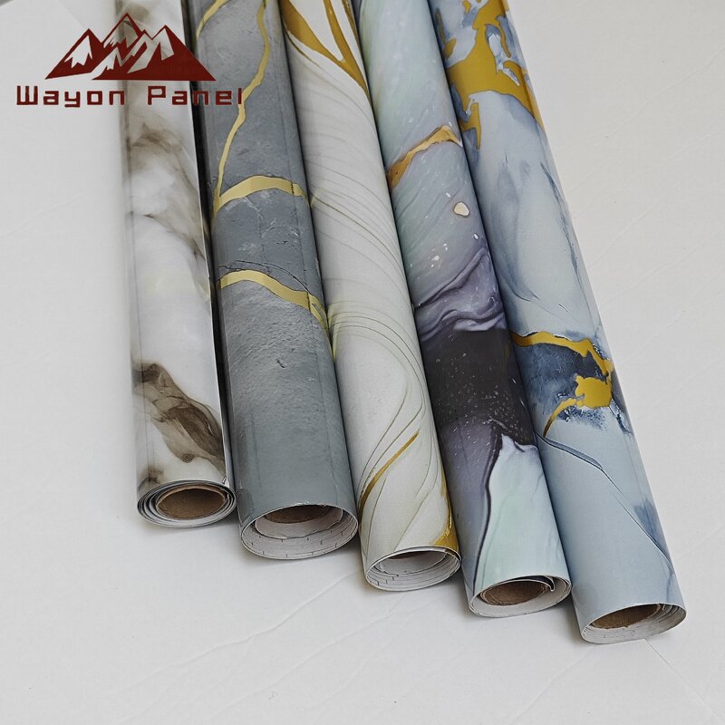 Wallpaper Factory - Best-Selling 3D PVC Marble Fireproof Waterproof Bedroom