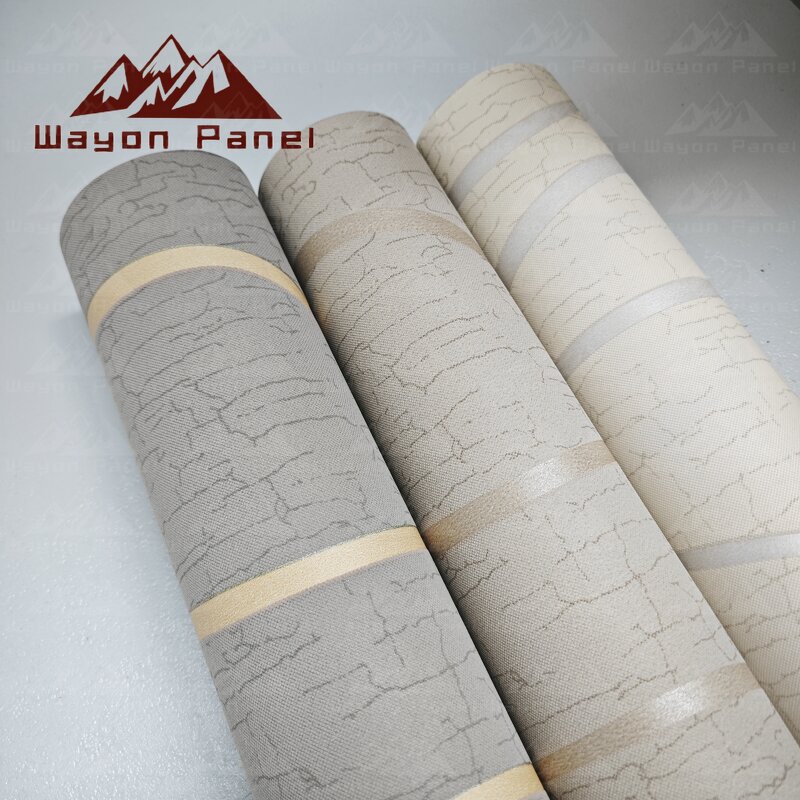 Wallpaper Supplier - Modern Simple Soft Non-Woven Rolls Living Room Background