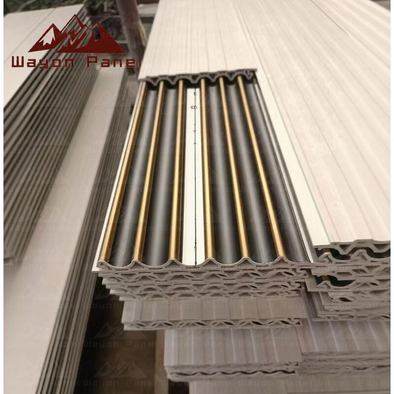 WPC Wall Panels Factory - Polystyrene Grille Sample Interior Bathroom