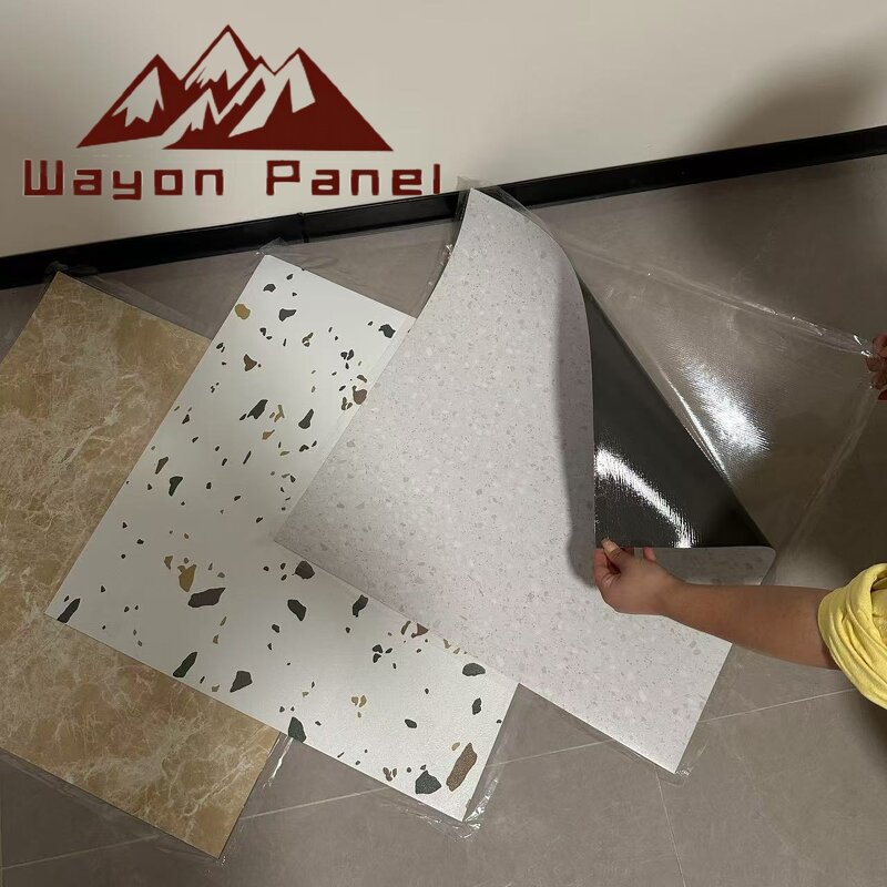 Floor Stickers Supplier - 60*60 cm Marble Waterproof Self-adhesive Modern