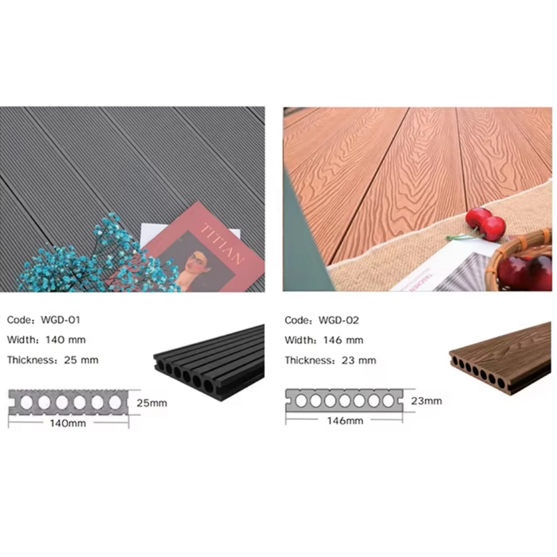 Decking Board Supplier - Outdoor Walnut 18mm Thick Durable Anti-Corrosive Click