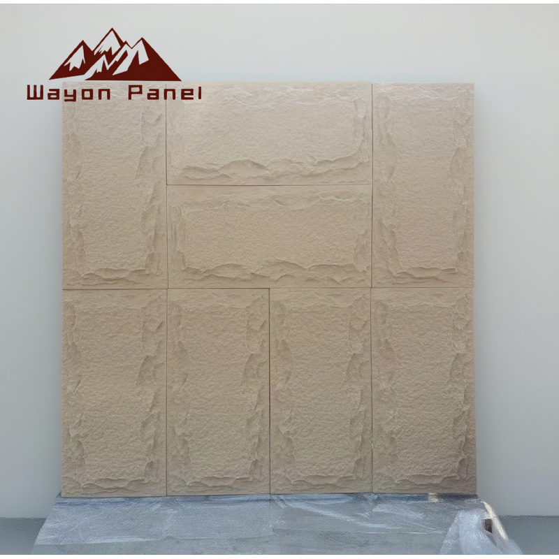 Wall Panels Factory - PU Artificial Stone 3D Mushroom Stone Moisture-proof