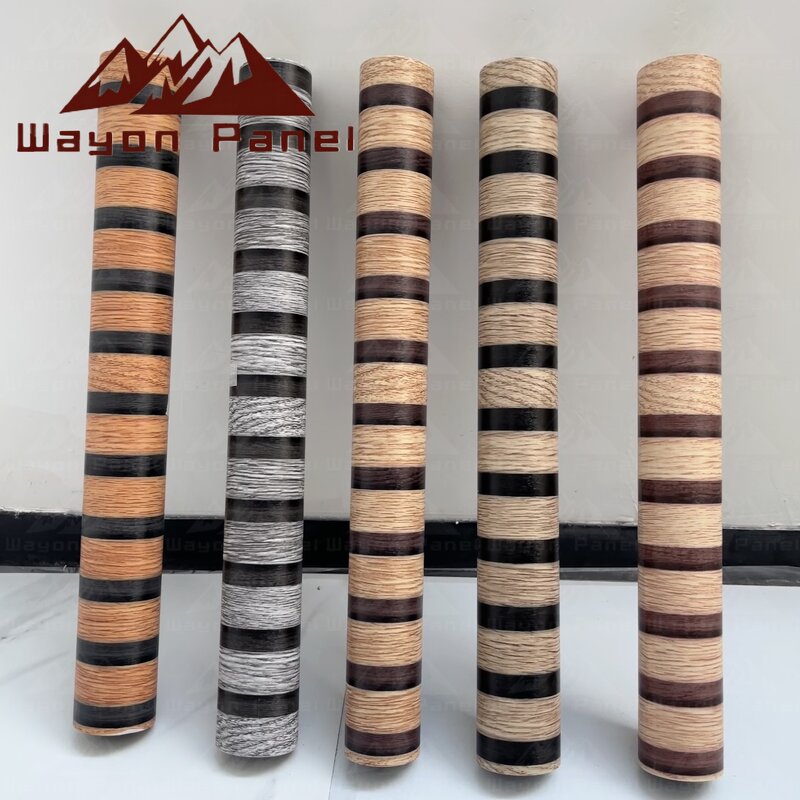 Wallpaper Factory - Low-cost PVC Waterproof Self-adhesive Wood-grain Textured