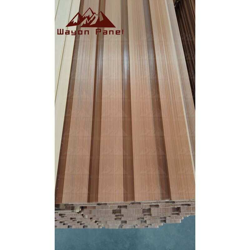 WPC Wall Panels Manufacturer - Modern Wood Grain Recessed Waterproof