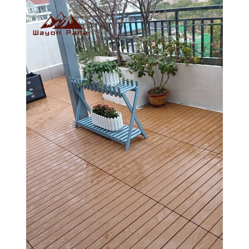 Outdoor Flooring Manufacturer - Best-Selling 18mm Composite Wood-Plastic Walnut