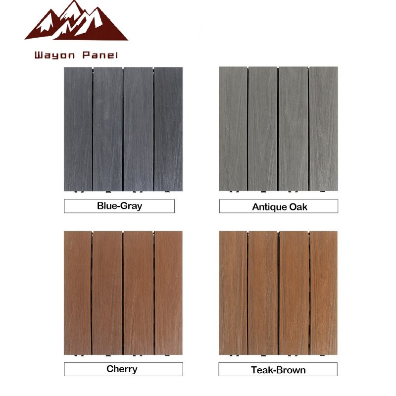 Deck Tiles Factory - Modern Interlocking Plastic Waterproof Anti-Slip Patio