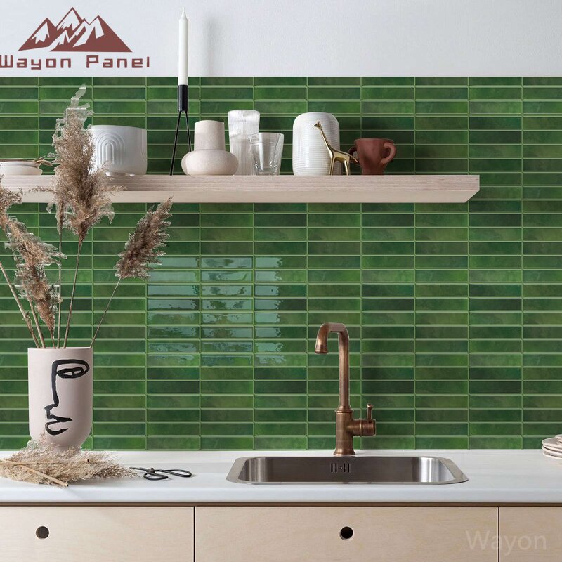 Wall Tiles Supplier - Self-adhesive Waterproof Oil-proof Kitchen Bathroom