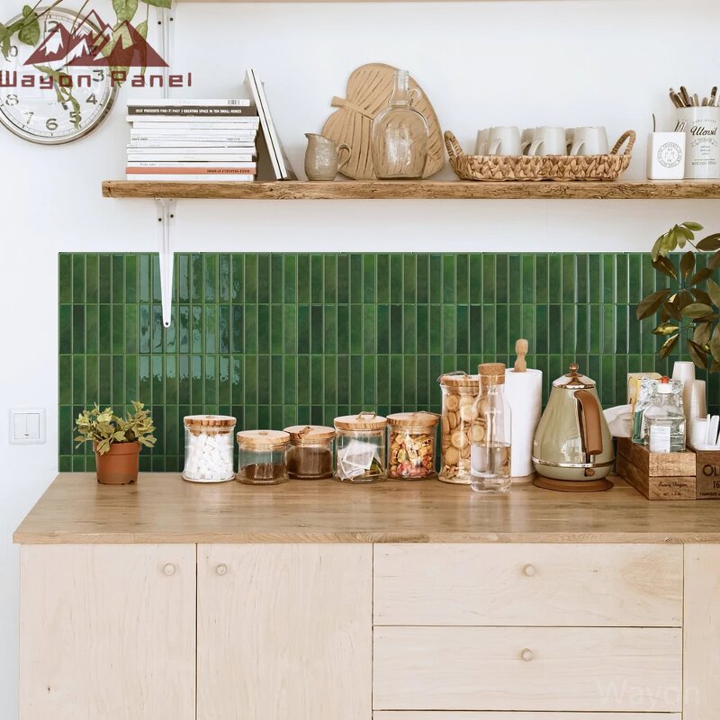 Wall Tiles Supplier - Self-adhesive Waterproof Oil-proof Kitchen Bathroom
