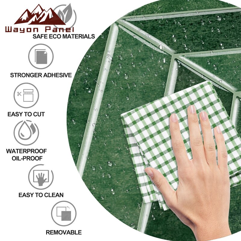 Wall Stickers Manufacturer - Modern 30cm X 30cm Waterproof Fireproof Stripes