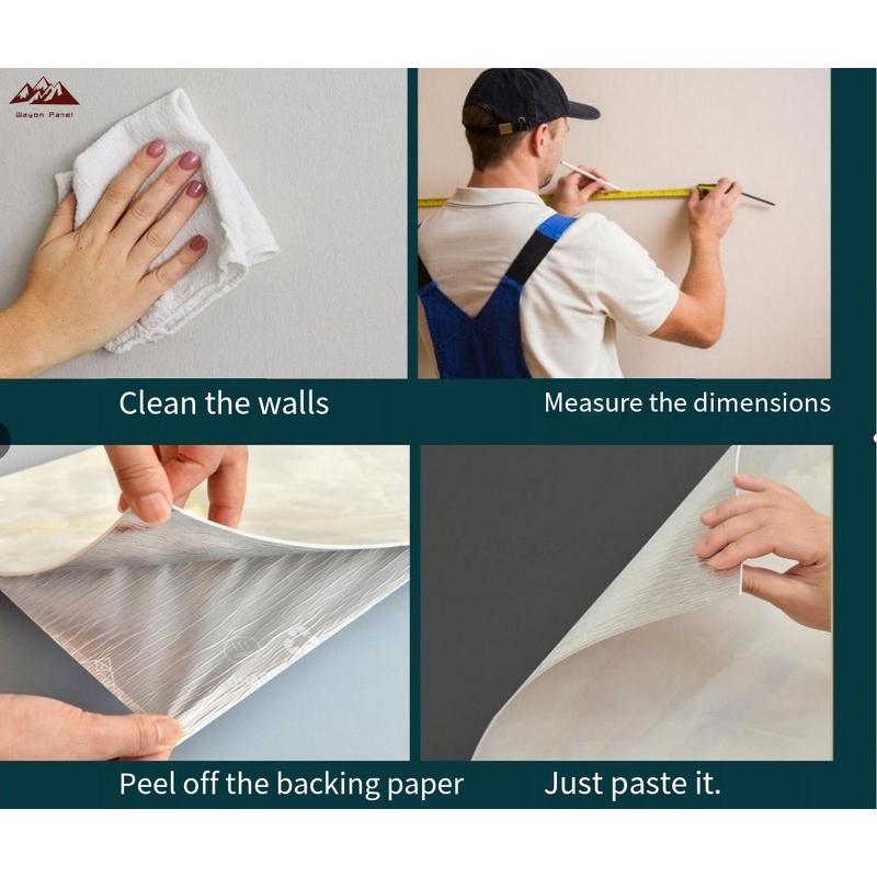 Wall Paper Supplier - Modern Indoor Waterproof Self-Adhesive PVC Bathroom