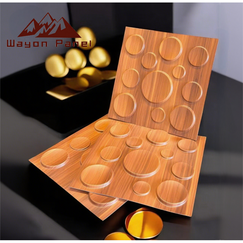 PVC Wall Panels Supplier - Luxury 3D High Quality Geometric Water Fireproof