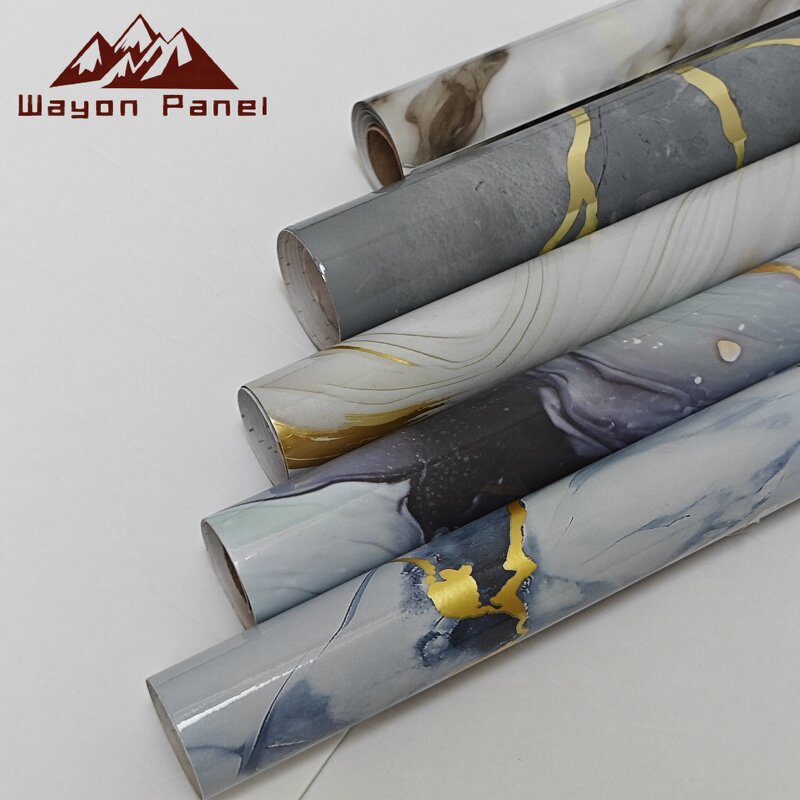 Wallpaper Factory - Best-Selling 3D PVC Marble Fireproof Waterproof Bedroom