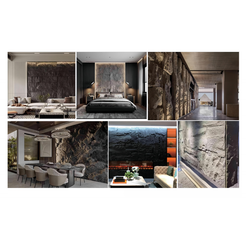 Artificial Stone Panels Factory - Modern Polyurethane Stone Indoor Outdoor