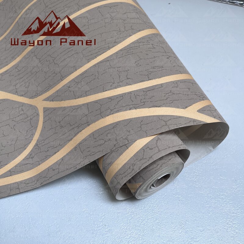 Wallpaper Supplier - Best-selling Modern 3D Non-woven Wholesale Striped