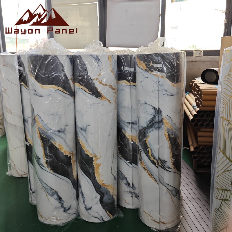 Wallpaper Factory - Luxurious PVC Scratch-resistant Marble Foam Wall Paper