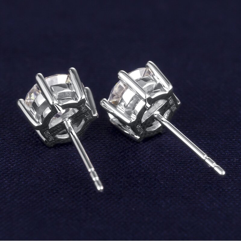 Moissanite Earrings Factory - OEM 0.5ct 1ct