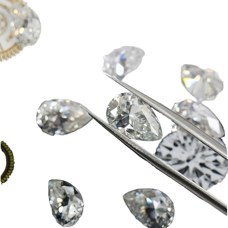 Moissanite Factory - OEM White D VVS-VS