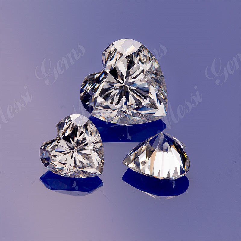 Moissanite Factory - OEM 3mm to 13mm Heart