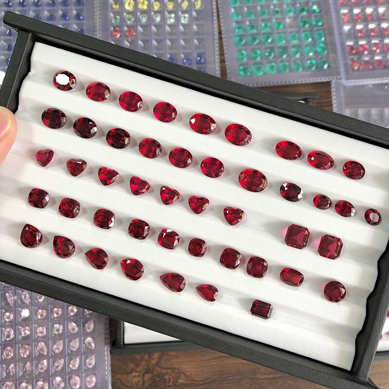 Lab Grown Sapphire Factory - OEM Oval Ruby