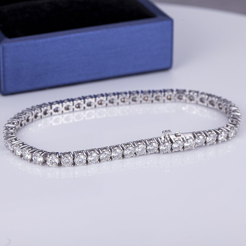 Moissanite Bracelet Factory - OEM 9k 10k 14k