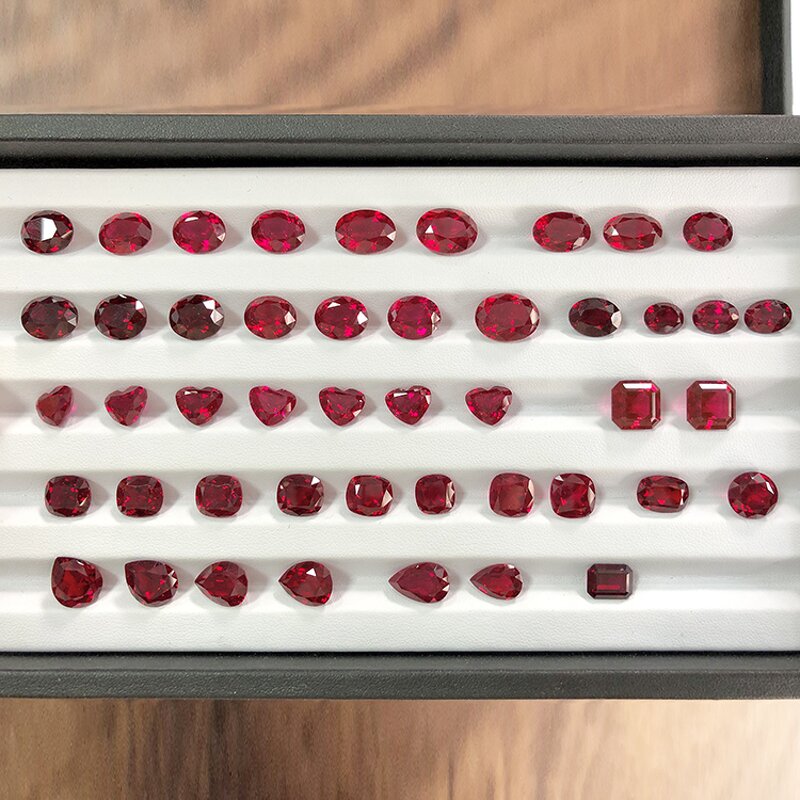 Lab Grown Ruby Factory - OEM Oval Pigeon Blood