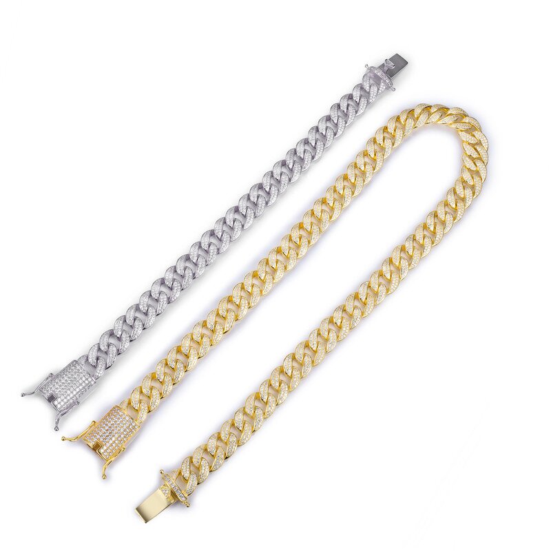 Cuban Chain Factory - OEM 12mm Vermeil Plated