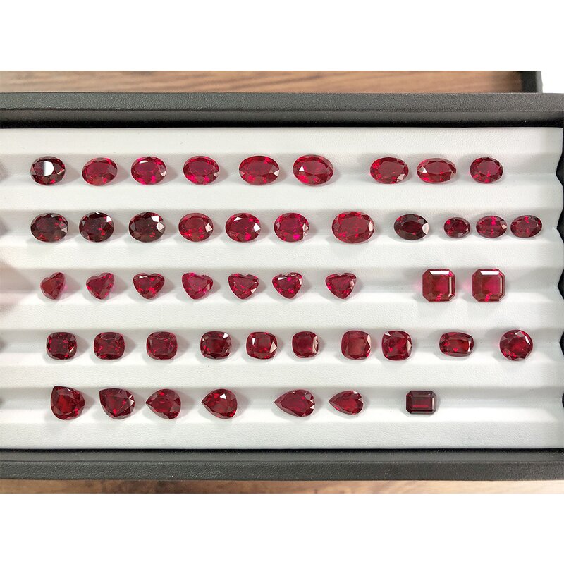 Lab Grown Ruby Factory - OEM Wholesale Pear