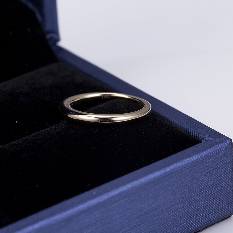 Yellow Gold Ring Factory - OEM MS-496 Women