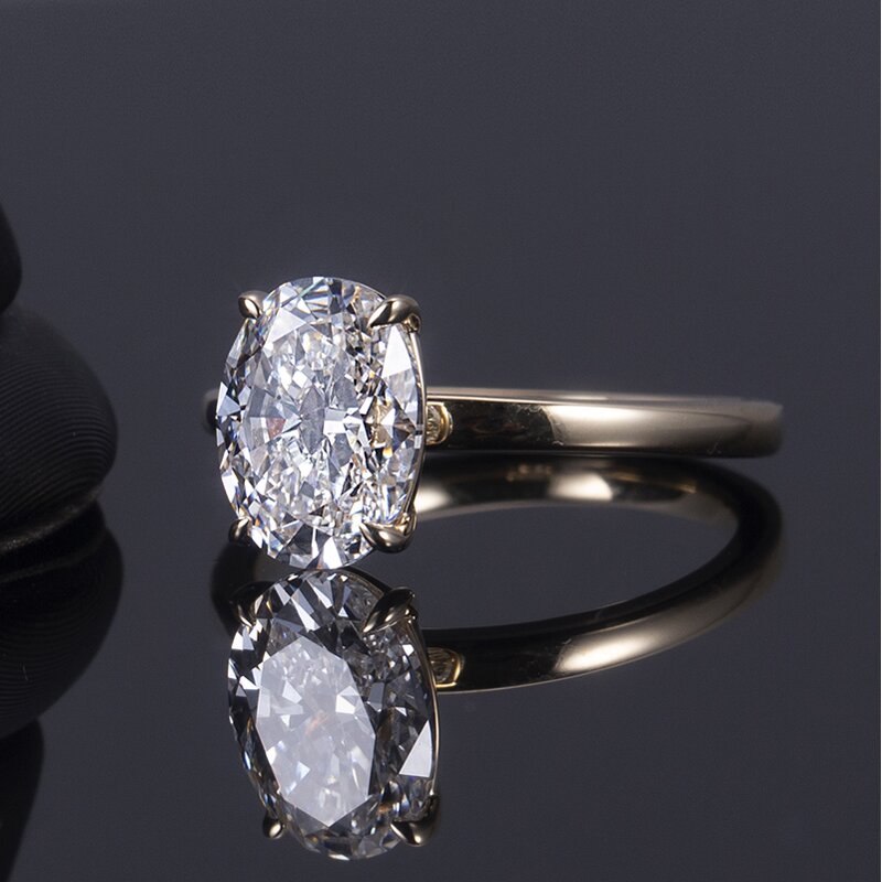 Lab Diamond Ring Factory - OEM 14K Yellow