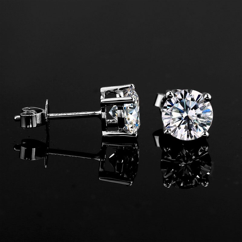 Moissanite Earring Factory - OEM 14K 10K Silver