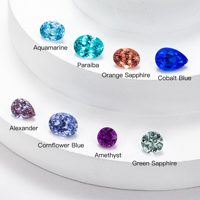 Lab Grown Sapphire Factory - OEM Round Cut Royal